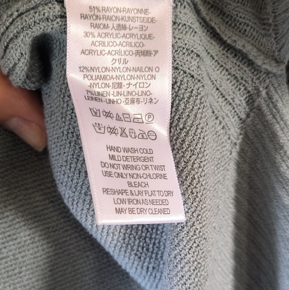 Free People Cozy Gray Knit Tunic - Picture 7 of 8